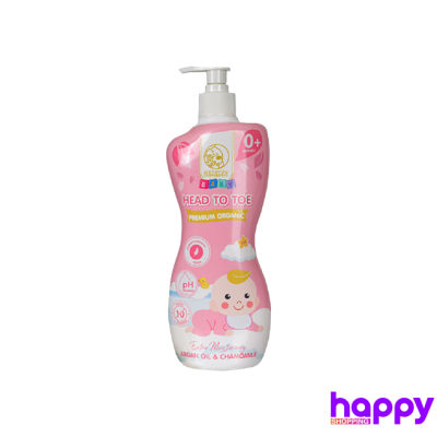 MADELYN BABY HEAD TO TOE WASH PREMIUM ORGANIC ครีมอาบน้ำ&amp;สระผมเด็ก  500 มล. 1 ขวด