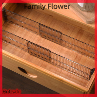 Family Flower Flash Sale 2pcs adjustable DRAWER divider Organizer DIY ห้องเก็บห้องครัว