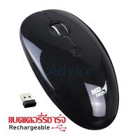 MD-TECH เมาส์ Wireless Optical Mouse USB (RF-A128) Black (คลิ๊กเงียบ)