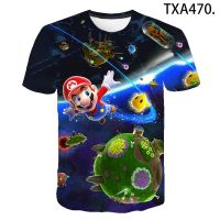 【ใหม่】มาริโอเด็กเสื้อผ้า3D สเตอริโอฤดูร้อนเสื้อแขนสั้นมาริโอ Bros ผู้ชาย39; S เสื้อยืดการ์ตูนเด็กท็อปส์แฟชั่นเสื้อยืดสำหรับผู้ชายด้านบน