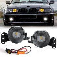 สีไฟตัดหมอกมหัศจรรย์ไฟฟน้า LED สำหรับ E60รถ BMW E46 323I 325I 525I ไฟตัดหมอกขับรถกันน้ำอุปกรณ์ตกแต่งรถยนต์