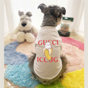 DY Yêu Thương Áo cho chó thương hiệu theo xu hướng áo phông thoáng khí GC