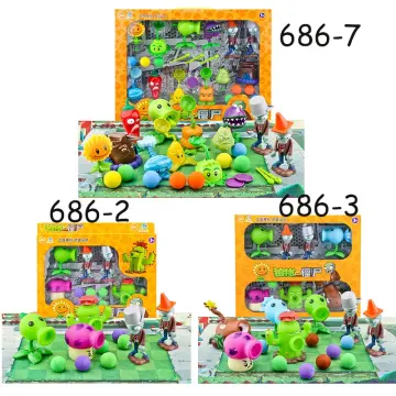 Large Genuine Plants Vs. Zombie Toys 2 Complete Set Of Boys
