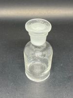 ขวดใส่สาร สีขาวปากแคบจุกแก้ว 60ML Reagent bottle ขวดแก้วจีน