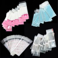 【CC】 100Pcs 5x13cm Plastic Cookie Adhesive Opp Small Product Packing Supplies Favors