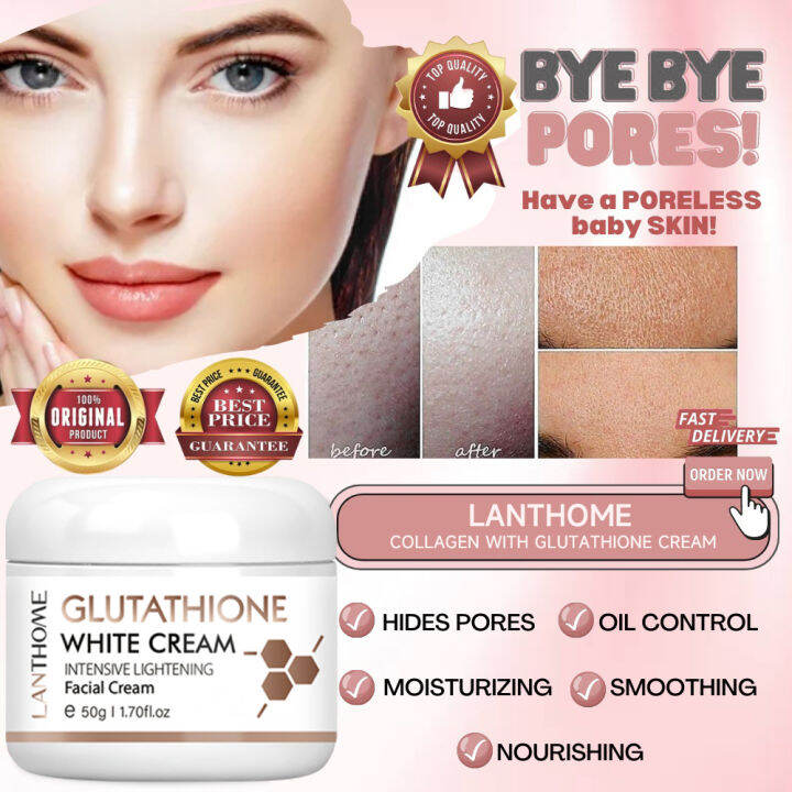 LANTHOME Collagen With Glutathione Whitening Cream facial moisturizers