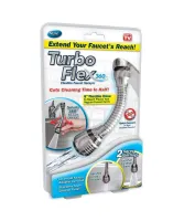 หัวต่อก๊อกน้ำ ก๊อกน้ำ หมุนได้ 360 เพิ่มแรงดันน้ำและปรับงอได้  Turbo flex360 หัวต่อก๊อกน้ำ 360 หัวต่อก๊อกน้ำ เพิ่มแรงดันน้ำและปรับงอได้Turbo Flex