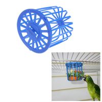 NXSDYM ใช้ได้จริง กระเช้าผักนกแก้ว กรงนก อุปกรณ์กรง คอนเทนเนอร์ตะกร้าแขวน Pet Bird Parrot Feeder ที่วางผักผลไม้