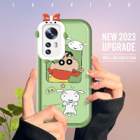 เคสสำหรับ Xiaomi MI 12 Pro MI 12 12X MI 12Pro การ์ตูน Cra-Yon Shin-Chan เคสเลนส์โทรศัพท์มอนสเตอร์นิ่มฝาครอบป้องกันปลอกกันกระแทก