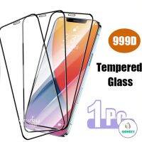 999D ปกป้องหน้าจอสำหรับ IPhone 14 13 12 11 Pro Max Xr XS X 8 7 6S Plus SETempered คลุมทั้งหมดแก้ว