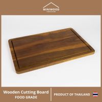 ♞MINIWOOD เขียงหั่นผัก เขียง เขียงไม้ ไม้แท้ Wooden cutting board FOOD GRADE♩