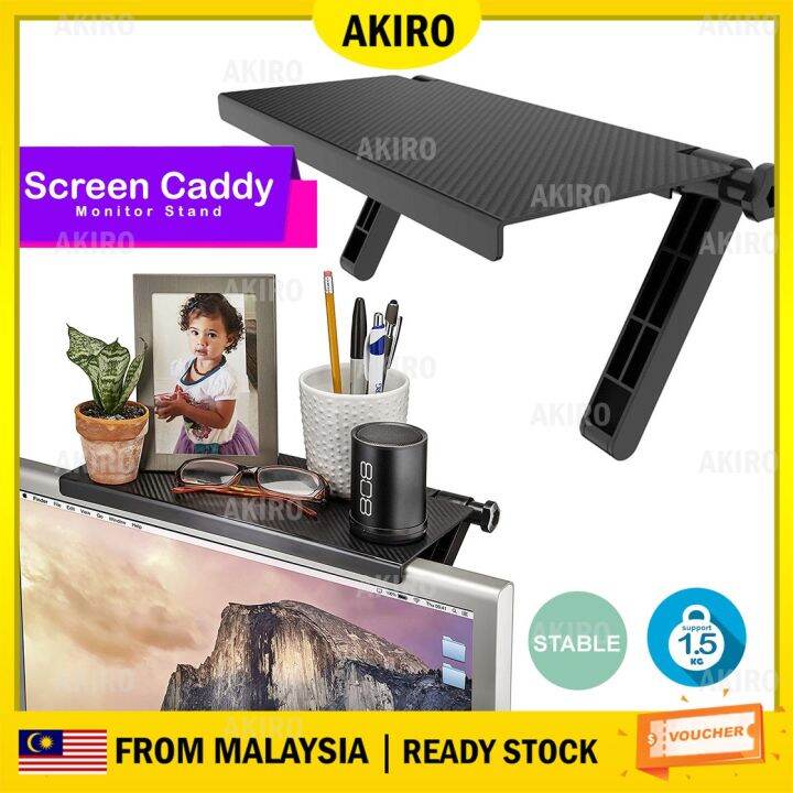 AKIRO Malaysia【LARGE】Screen Caddy TV Box Top Shelf Storage Bracket