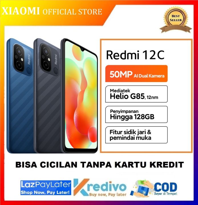 Xiaomi Redmi 12C - Bisa Cicilan Tanpa Kartu Kredit - Garansi Resmi 1 ...