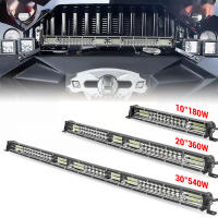 Slim LED Light Bar 20นิ้ว10นิ้ว Spot Flood Combo Beam Barra LED สำหรับ SUV 4X4 Off Road LED โคมไฟทำงาน12V 24V ไฟขับรถอัตโนมัติ