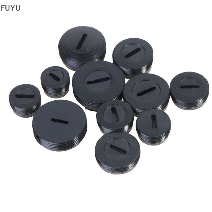 fuyu-ที่ใส่แปรงคาร์บอนสกรูพลาสติกสีดำขนาดเส้นผ่าศูนย์กลาง12mm-13mm-14mm-15mm-16mm