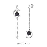 MIZUCHOL ต่างหูหินแท้ Lunar Night Fall Earrings