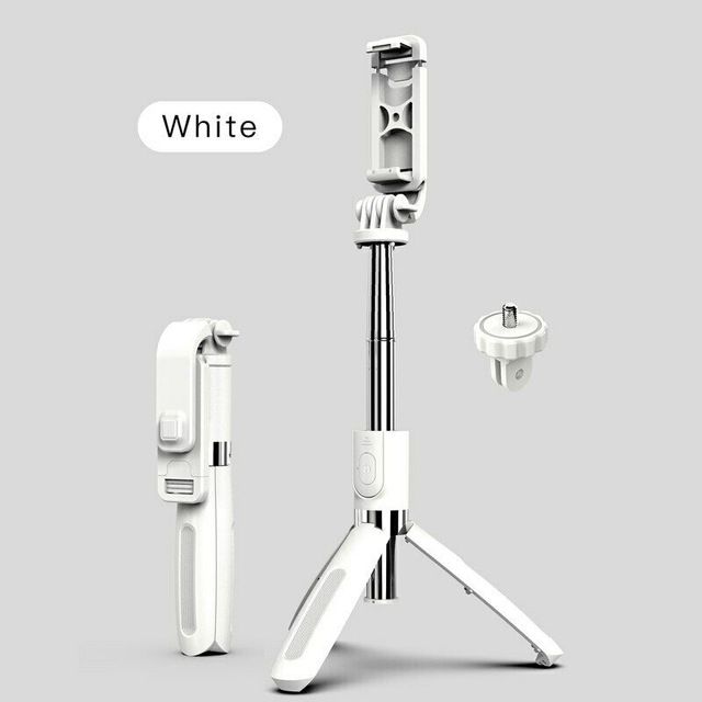 extendable-wireless-selfie-stick-tripod-l02-phone-self-stick-with-bluetooth-remote-with-color-black-white