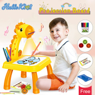 HelloKimi Đồ chơi bàn vẽ với đèn chiếu led trẻ em tập vẽ, dễ tẩy xóa - INTL thumbnail