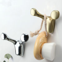 1pcs Metal Wall-Mounted Cow Horn Clothes Hook Bathroom Cabinet Door Coat Hooks Bedroom Robe Hook Living Room Home Accessories