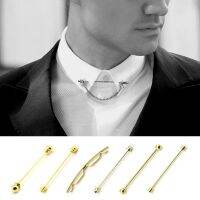 {EDDLYT}ใหม่โลหะพู่คอ Tie Collar Bar Pin คลิป Ties Lapel Pins และเข็มกลัดผู้หญิงอุปกรณ์เสริมของขวัญผู้ชายเข็มกลัดเครื่องประดับหรูหรา