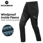 ROCKBROS Giữ Ấm Quần Đạp Xe, Quần Đạp Xe Thể Thao Dài Lông Cừu Cho Nam Nữ