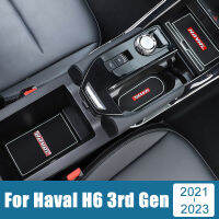 สำหรับ Haval H6 3rd Gen GT 2021 2022 2023 DHT-PHEV รถ Anti-Slip Gate Slot Cup Mat ประตู Groove Non-Slip Pads สติกเกอร์อุปกรณ์เสริม