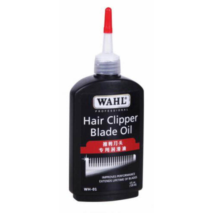 wahl-น้ำมันหล่อลื่น-ใบมีดฟันปัตตาเลี่ยน-รุ่น-wh-01-รักษาใบมีดให้คมอยู่เสมอป้องกันสนิม-ลดความร้อน-ยืดอายุการใช้งาน-120-ml-มล