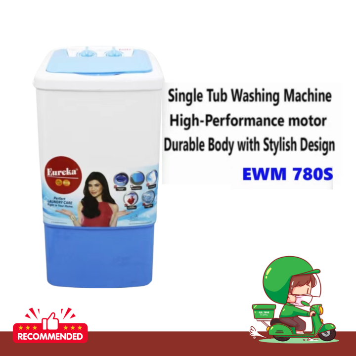 EUREKA SINGLE TUB WASHING MACHINE EWM 780S7.8kg Lazada PH