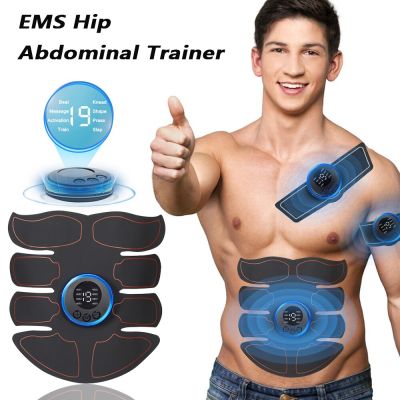 EMS Muscle Stimulator Massager Hip ABS Toner Fitness Abdominal Trainer Buttocks Training Home Gym Body Slimming EMS Trainers