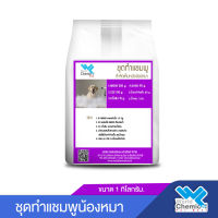 ชุดทำ แชมพูกำจัดเห็บหมัดสุนัข (Tick &amp; Flea Dog Shampoo DIY Set) ผสมได้ 1 Kg. แชมพู น้องหมา กำจัดเห็บ