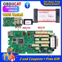 Bdiicat multidiag Pro TCS 2020.23พร้อม keygen สำหรับรถยนต์รถบรรทุกฟรี keygen BOARD NEC รีเลย์9241A จริงชิป FTDI