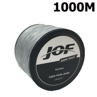 JOF สายเบ็ดตกปลา PE สายถัก 4 เส้น ยาว 1000เมตร แรงม้าสูง 2.0 4.0 5.0 สายเอ็นตกปลาแบบหลายเส้นใย Carp Fishing ญี่ปุ่นสายไฟแบบถักอุปกรณ์ตกปลา