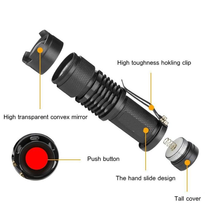 portable-uv-flashlight-ultraviolet-led-light-zoom-mini-torch-light-money-detector-scorpion-14500-battery-waterproof-lamp-rechargeable-flashlights