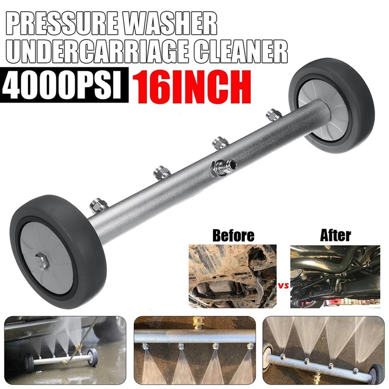 High Pressure Undercarriage Cleaner Cleaning Water Broom Under Car Wash 