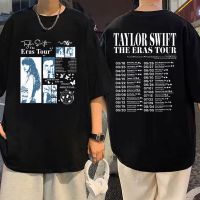 Taylor The Eras Tour T Shirt 2023 World Tour Print Short Sleeve T-shirt Men Women Casual Fashion Oversized T-shirts Streetwear