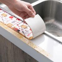 8*280CM Self Adhesive Kitchen Ceramic Sticker Waterproof Anti-moisture PVC Sticker Bathroom Wall Corner Line Sink Stickers Adhesives Tape