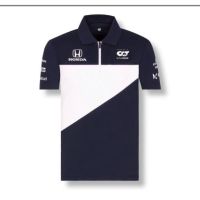 เสื้อโปโลแขนสั้น ลายทีมแข่ง F1 Alphatauri F1 เหมาะกับฤดูร้อน สําหรับผู้ชาย และผู้หญิง 2022