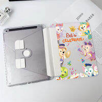 เคสคริสตัล สําหรับ iPad 10th Gen Air 4 5 10.9 360 2023° เคสใส พร้อมช่องใส่ปากกา หมุนได้ สําหรับ iPad gen7/gen8/gen9 10.2 pro11 2021/2022 pro12.9 gen5/6 9.7