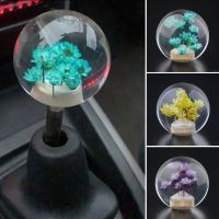 ：{“： Creative Car Shifter Head Shift Knob Stick Crystal Transparent Flower Manual 54Mm Flower Gear Shift Knob Car Accessories Decor