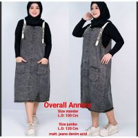 Overall Annisa Jumbo And Standard. Bigsize Jeans Overalls