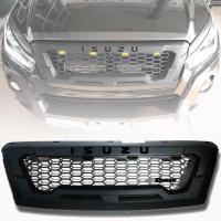 กระจังหน้า LED ไฟ สีเหลือง โลโก้ ดำ อีซูซุ ดีแม็กซ์ ISUZU D-MAX DMAX ปี 2015 - 2018