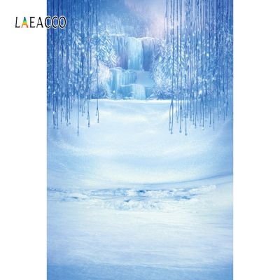 【⊕Good quality⊕】 liangdaos296 Laeacco สติ๊กเกอร์ต้นไม้ป่าสีขาวรูปวิวหิมะฤดูหนาวฉากหลังถ่ายภาพเด็กฉากหลังถ่ายภาพที่กำหนดเองสำหรับภาพถ่าย