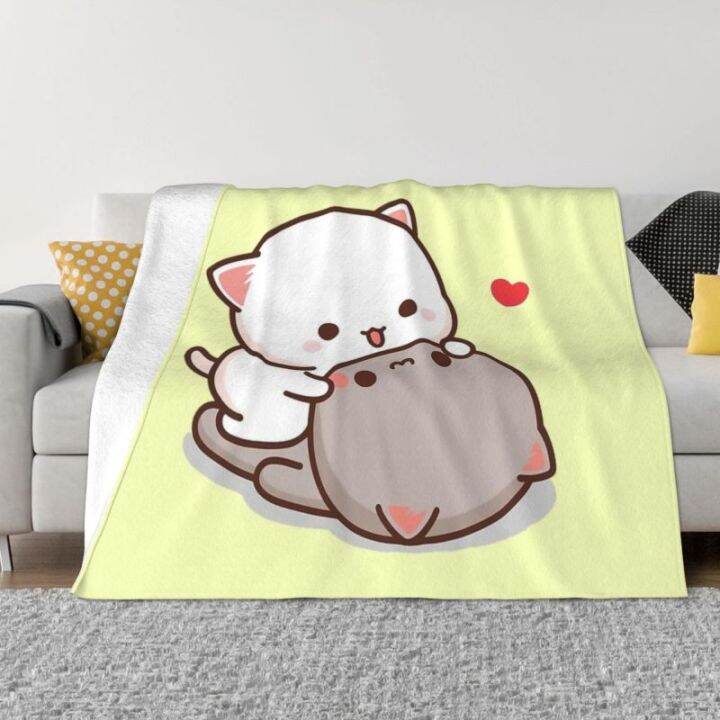 in-stock-peach-and-goma-motch-cat-plush-sofa-blanket-warm-duvet-bedroom-sofa-and-bedspread-can-send-pictures-for-customization