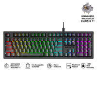 NUBWO-X KEYBOARD NECRITZ X37 WHITE - GRAYWOOD-SWITCH