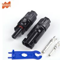 Mars Rock 1 Pairs Solar PV Connector and 1 Spanner Solar Panel Connector used For 30A Solar Cable 6mm2 4mm2 2.5mm2 Free Shipping Wires Leads Adapters