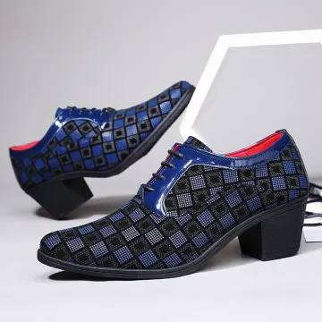 Men's elevated 2025 heel shoes