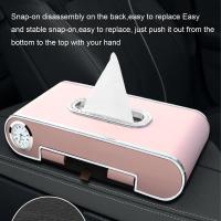 Dashboard Tissue Car Tissue Holder Nappa Creative Pumping Paper Auto Interior Decoration Supplies Car Accessories