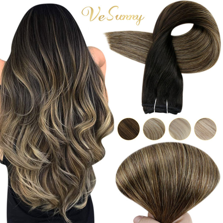 มัดผมแท้-vesunny-ผมต่อแบบถัก-remy-ต่อผมแบบถัก-balayage-ต่อผมเย็บในส่วนต่อผม100g-1b627