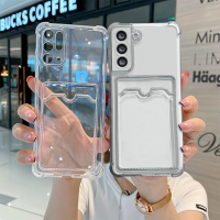 เคสโทรศัพท์กระเป๋าใส่บัตรโปร่งใสสำหรับ OPPO Realme C55 C35 C33 C31 C30s C30 C25s C25 C21 C20 C11 C12 2021 2020 10 Pro + Narzo 30A 4G 5G ฝาครอบซองนุ่มกันกระแทก