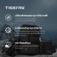 TIGERNU กระเป๋าสตางค์ใบสั้น หนัง PU ใส่เหรียญ สำหรับผู้ชาย 8008